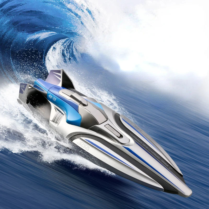 High Speed Racing Speedboat