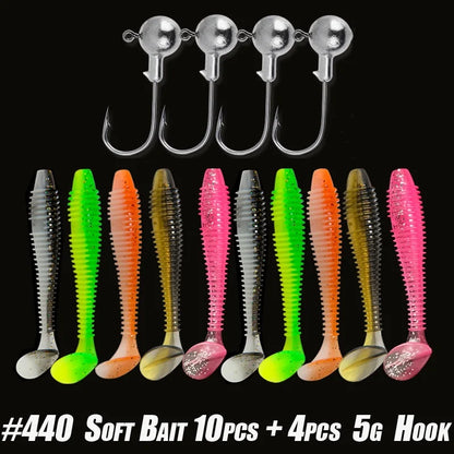 Soft Silicone Fishing Lures Kit