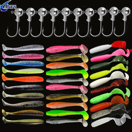 Soft Silicone Fishing Lures Kit