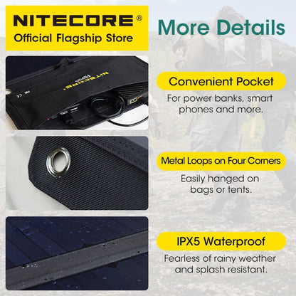 NITECORE FSP30 30W Portable Solar Panel