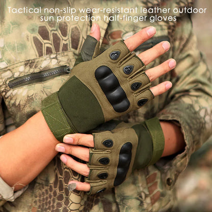 Half Finger Outdoor  Men's Gloves