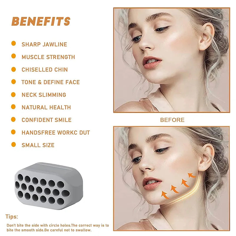 Silicone Jaw Exerciser Facial Toner