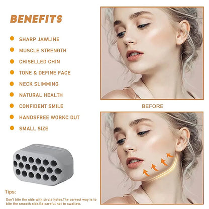 Silicone Jaw Exerciser Facial Toner