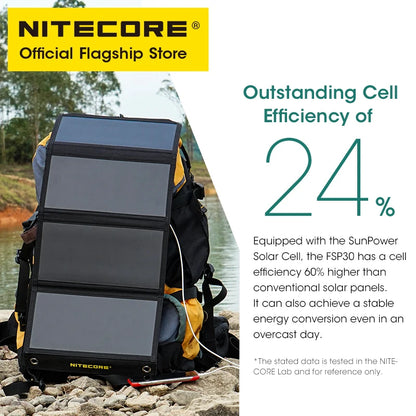 NITECORE FSP30 30W Portable Solar Panel