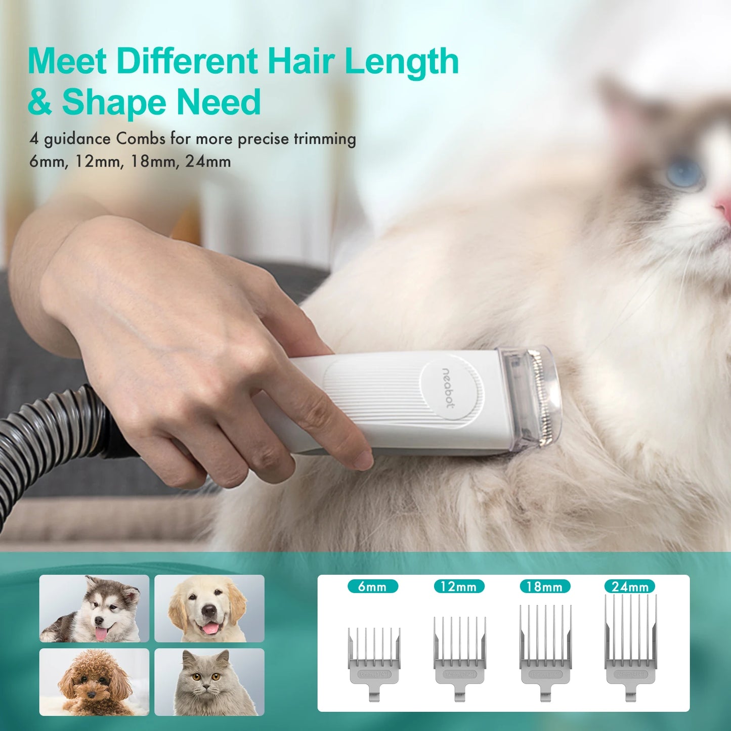 Neabot P1 Pro Dog Grooming Kit