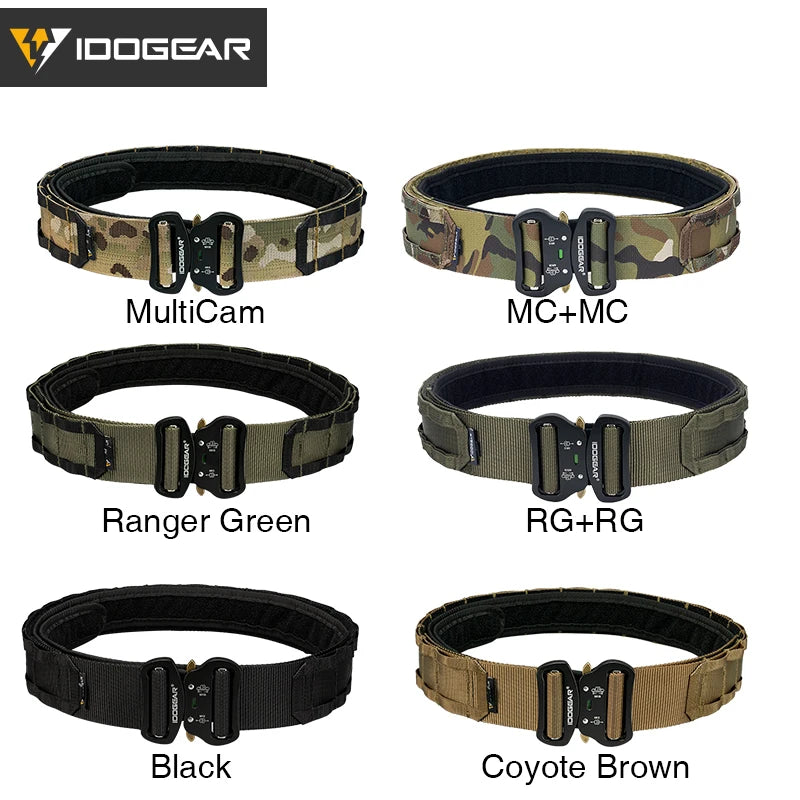 IDOGEAR Tactical 2 Inch Combat Belt