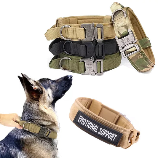 Tactical Police Dog Adjustable Collar