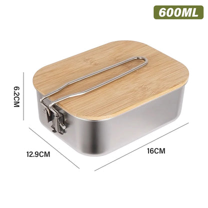 Stainless Steel Outdoor Cooking Lunch Box