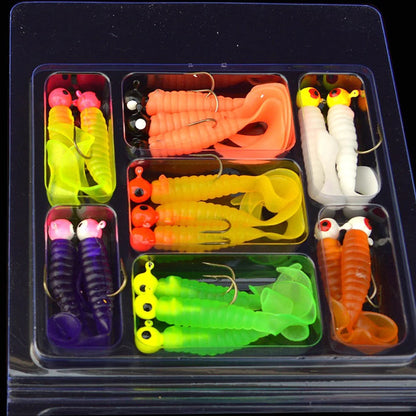 Metal Jig Head Fishing Hooks Set