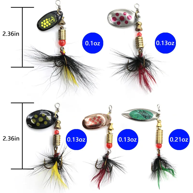 Metal Spoon Spinner Fishing Lure