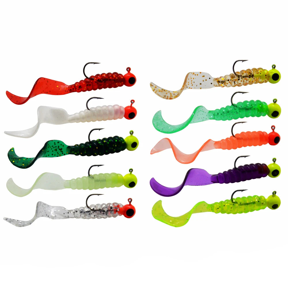 Metal Jig Head Fishing Hooks Set