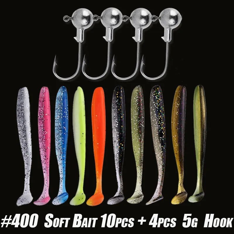 Soft Silicone Fishing Lures Kit