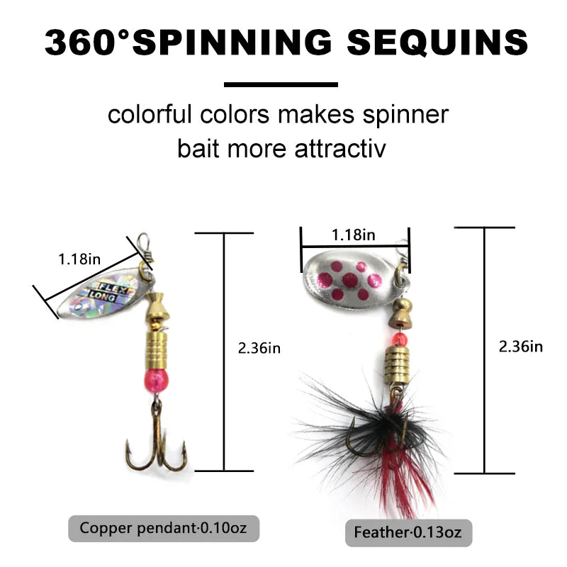 Metal Spoon Spinner Fishing Lure