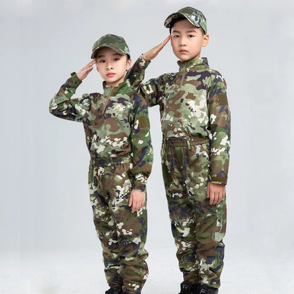 Boys Military Tactical Army Uniform Hunting Clothing Sets