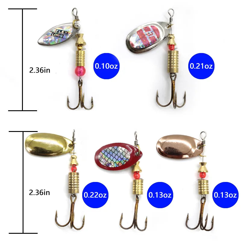 Metal Spoon Spinner Fishing Lure