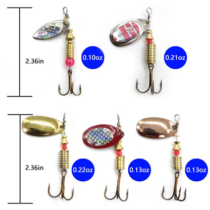 Metal Spoon Spinner Fishing Lure